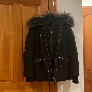 Black Mackage Puffer Jacket small